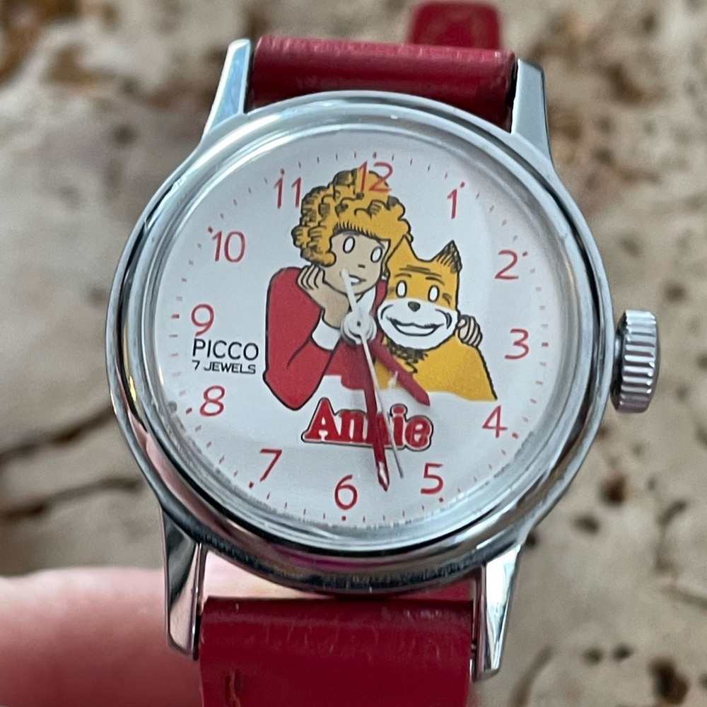 Vintage Annie Wind Up Watch